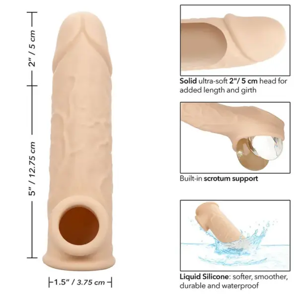 CalExotics - Extensión Realista 7 Piel Claro para Placer Ampliado - Imagen 11