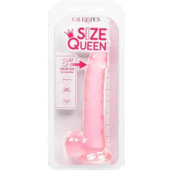 CALEXOTICS - Size Queen Dildo Rosa 20.3 cm para Placer Inigualable - Imagen 7