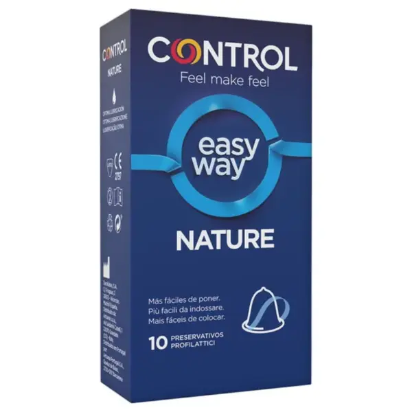 Control - Nature Easy Way 10 Unidades: Placer Sin Interrupciones