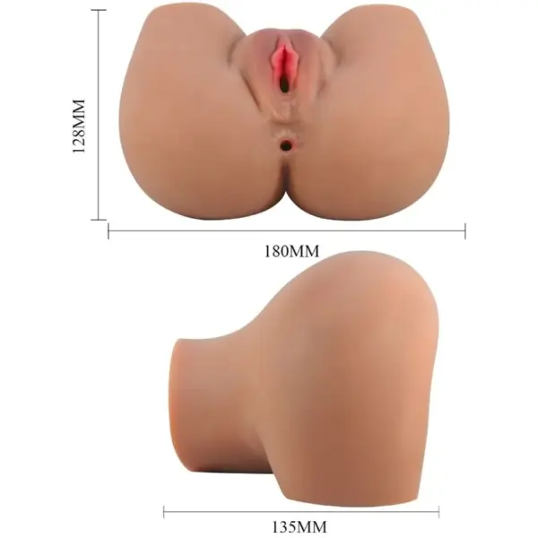 CRAZY BULL - Masturbador trasero vibrador con vagina y ano realista - Imagen 7