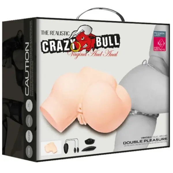 CRAZY BULL - Trasero con Vagina y Ano Realísticos y Vibración - Imagen 11
