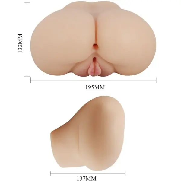 Crazy Bull - Vagina y Ano Realísticos Vibrador Luna - Imagen 6