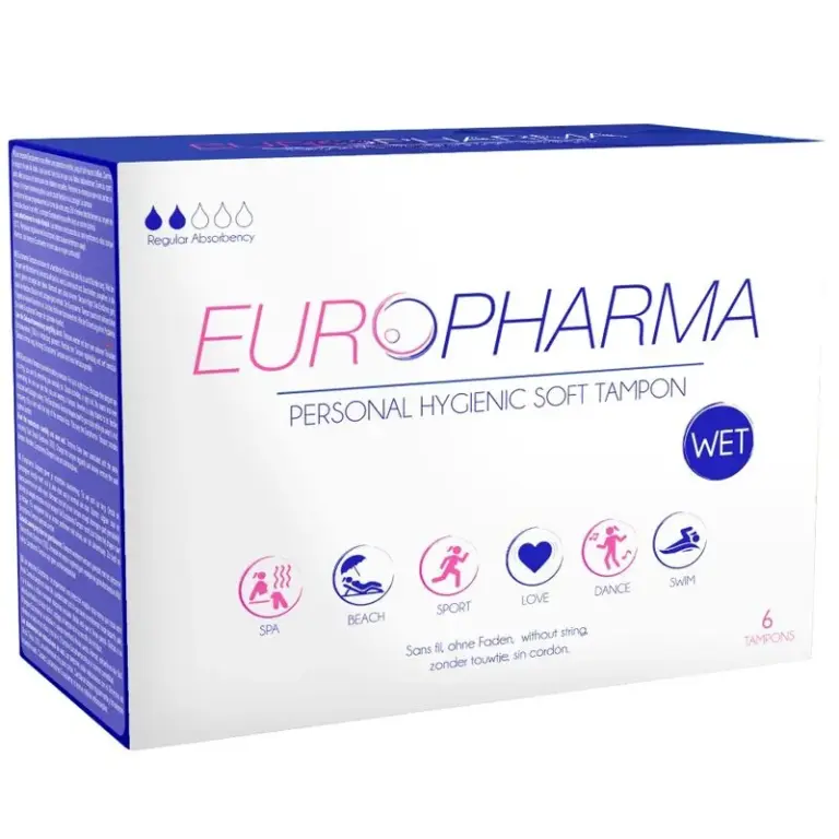 EUROPHARMA - Tampones Action 6 Unidades para una Menstruación Sin Estrés