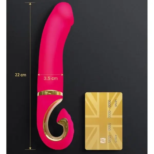 G-VIBE - Vibrador rosa neón con potente motor silencioso - Imagen 2
