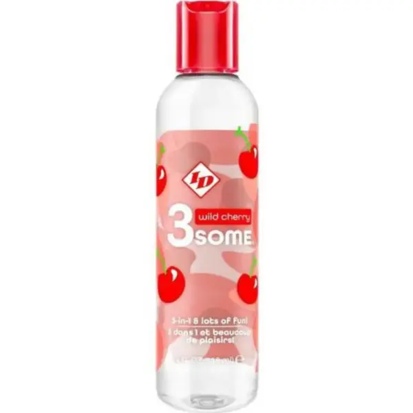 ID 3SOME - 4 FL OZ CEREZA - Sabores Frutales para Placer Sensual