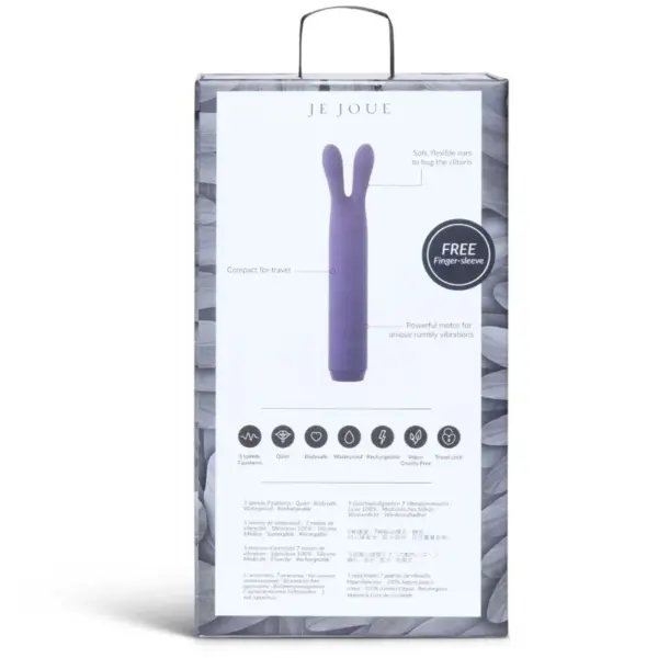 JE JOUE - Bala vibradora rabbit lila para el placer intenso - Imagen 6