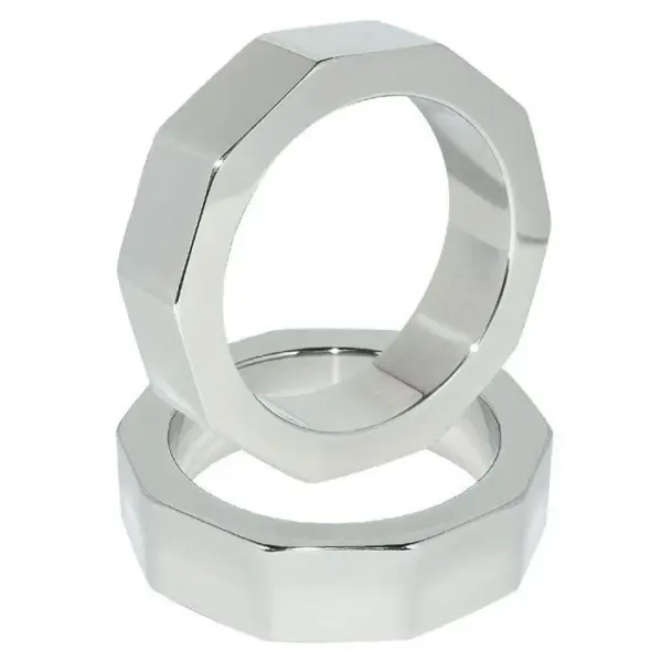 Metal Hard - Anillo Pene y Testículos Nut 45 mm para Placer Extendido