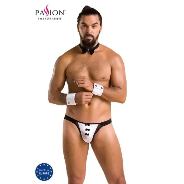 PASSION - Slip Alfajado Rojo Negro S/M para un Estilo Irresistible