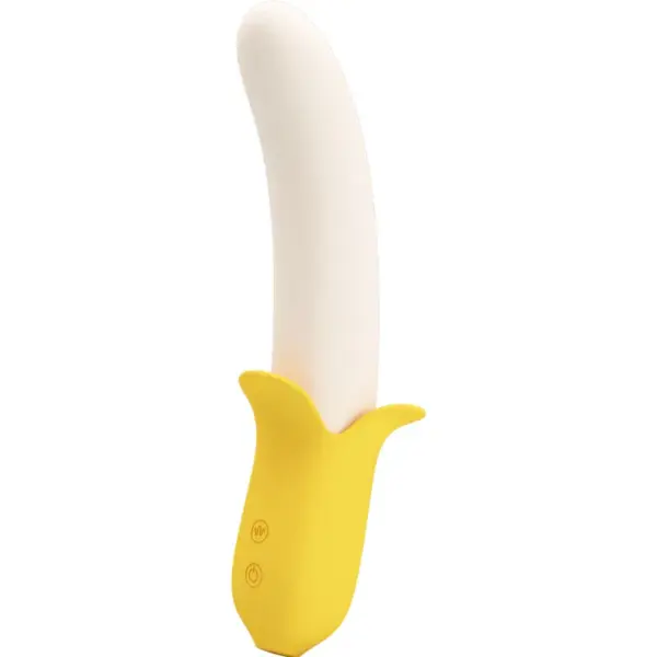 Pretty Love - Banana Geek Super Power 7 Vibraciones Up & Down Silicona Negro