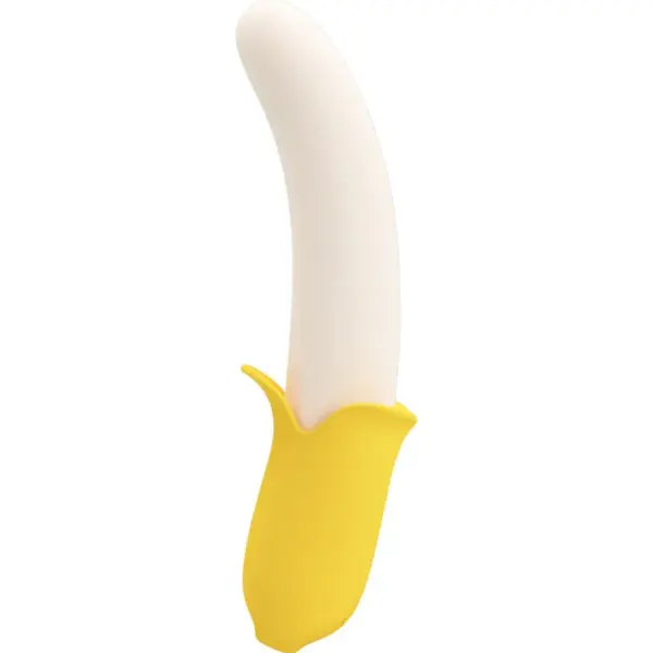 Pretty Love - Banana Geek Super Power 7 Vibraciones Up & Down Silicona Negro - Imagen 2