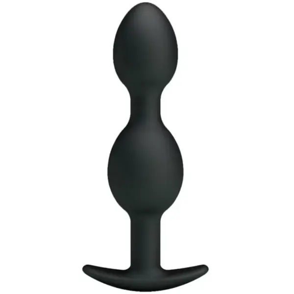 Pretty Love - Bolas Anales Silicona 12.5 cm Negro