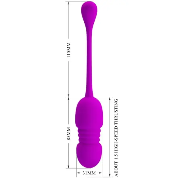 Pretty Love - Huevo Vibrador Control Remoto Morado - Imagen 3
