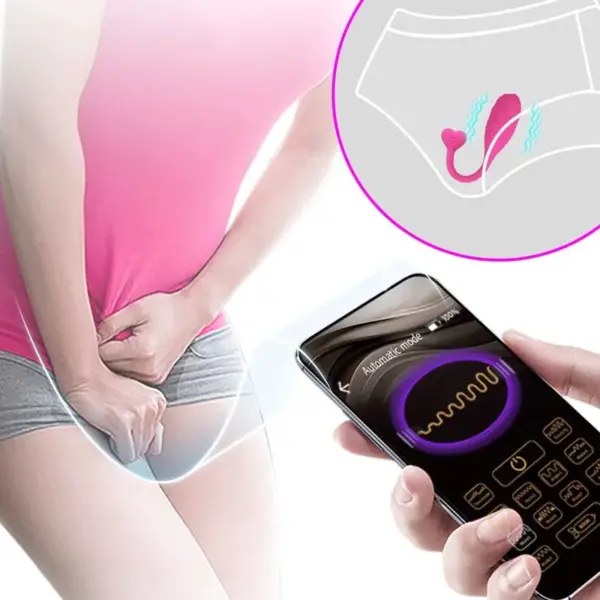 Pretty Love - Huevo vibrador pescador rosa controlado por app - Imagen 6