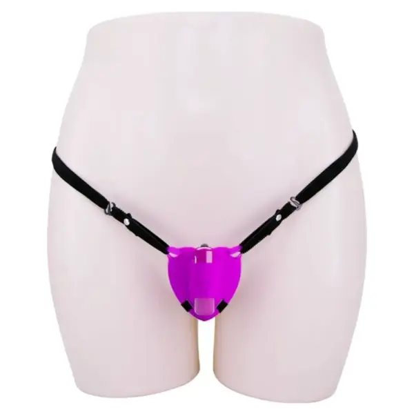 Pretty Love - Masajeador de clítoris Heartbeat morado - Imagen 7
