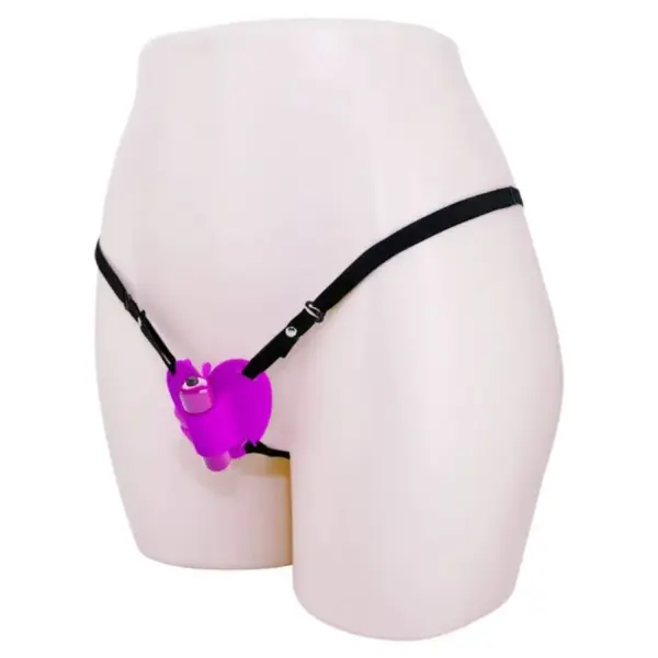 Pretty Love - Masajeador de clítoris Heartbeat morado - Imagen 8