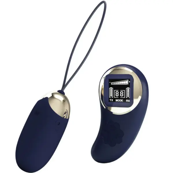 Pretty Love - Huevo vibrador control remoto azul