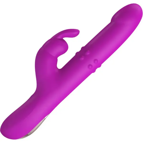 Pretty Love - Vibrador rabbit con rotación morado - Imagen 2