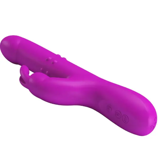 Pretty Love - Vibrador rabbit con rotación morado - Imagen 5