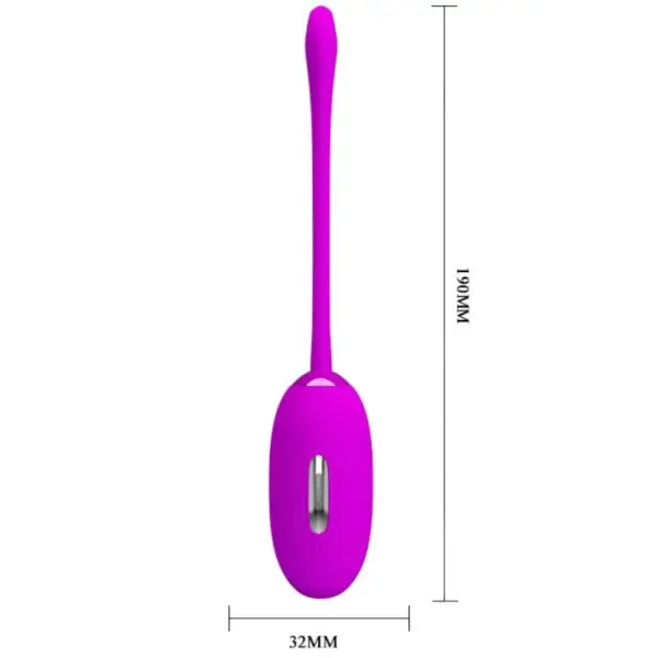 Pretty Love - Huevo vibrador y electroshock lila - Imagen 3