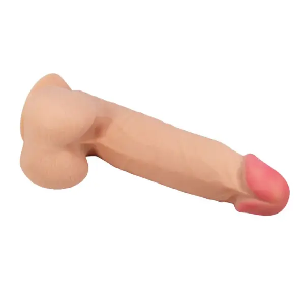 Pretty Love - Sliding Skin Series Dildo Realístico con Ventosa Piel Deslizante 21.8 cm - Imagen 5