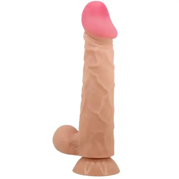 Pretty Love - Dildo realista con ventosa piel deslizante 24 cm