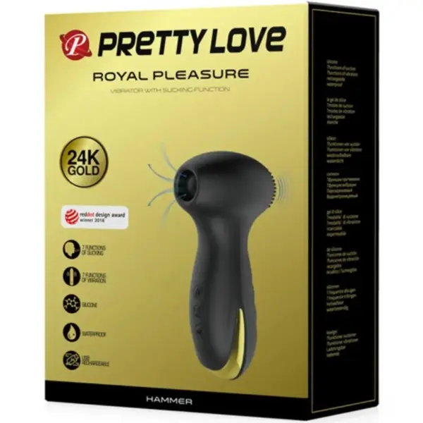 Pretty Love - Smart Hammer Vibrador con Succión y Ondas Estimuladoras - Imagen 6
