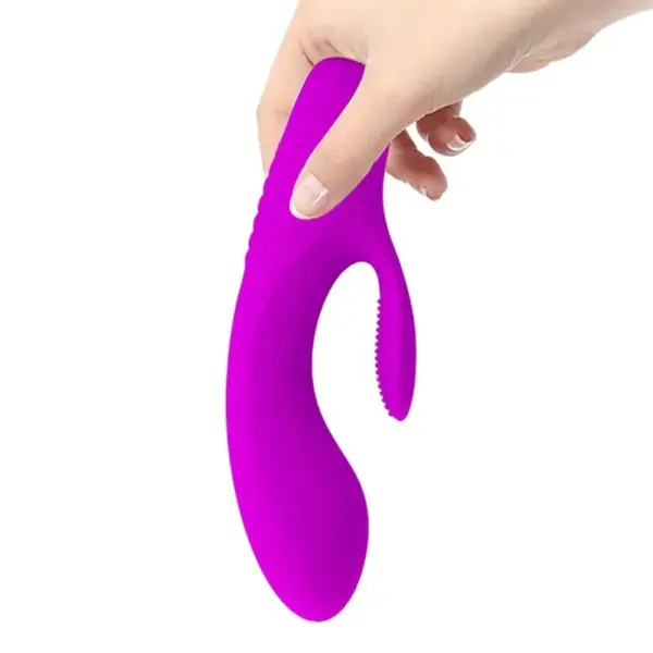 Pretty Love - Vibrador rabbit con licking morado - Imagen 6