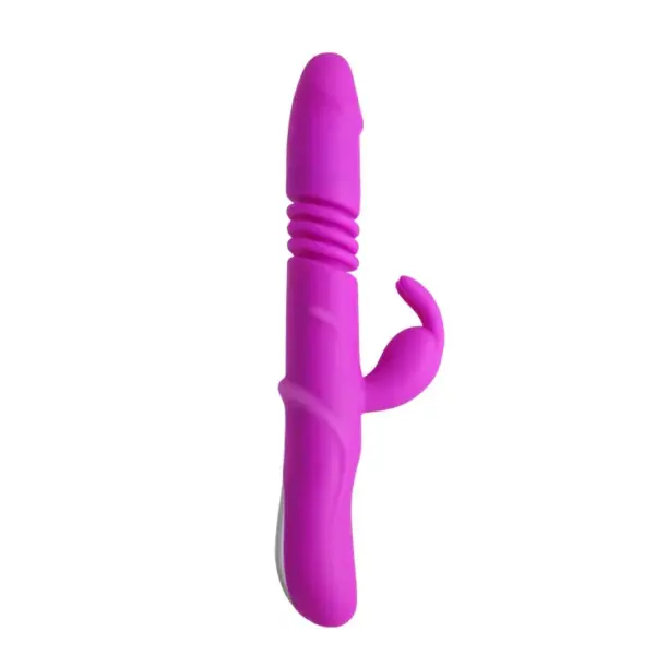 Pretty Love - Vibrador rabbit con licking morado - Imagen 2