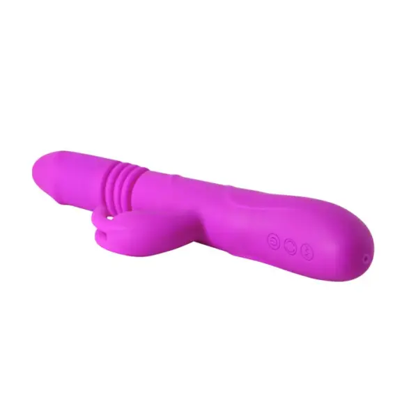 Pretty Love - Vibrador rabbit con licking morado - Imagen 3