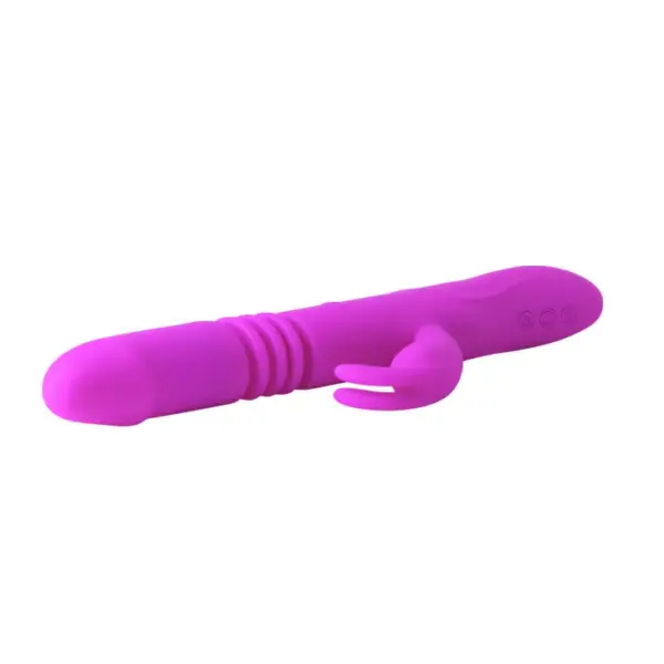Pretty Love - Vibrador rabbit con licking morado - Imagen 4