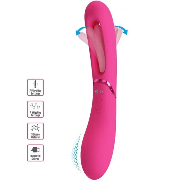 ROMANCE - Vibrador Punto G Rosa con 7 Vibraciones