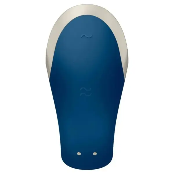 Satisfyer - App Double Love Vibrador Parejas Luxury Azul - Imagen 3