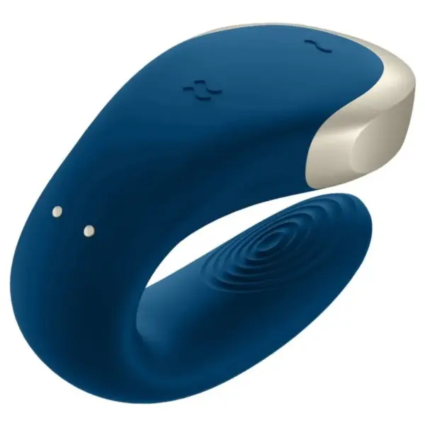 Satisfyer - App Double Love Vibrador Parejas Luxury Azul - Imagen 4