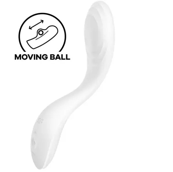 Satisfyer - Rrrrolling Pleasure Vibrador Punto G Blanco