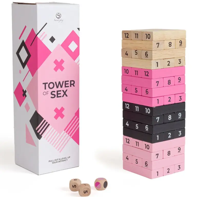 SECRETPLAY - Juego de Madera Tower of Sex para Adultos