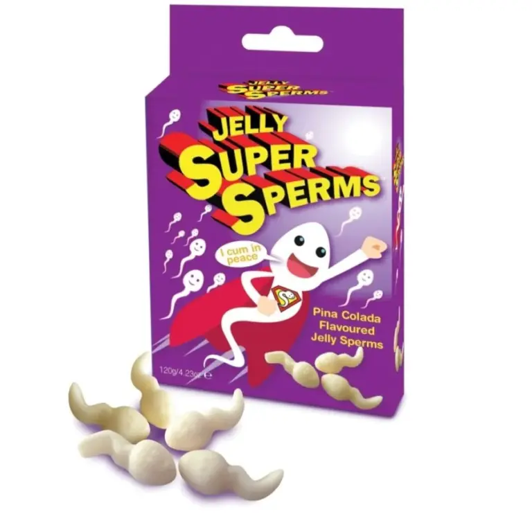 SPENCER & FLEETWOOD - Gominolas forma esperma sabor piña colada 120 gr
