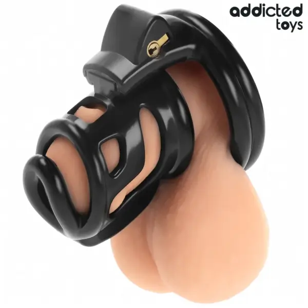 ADDICTED TOYS LOCKED - Jaula para pene de silicona 8,5 cm - Imagen 3