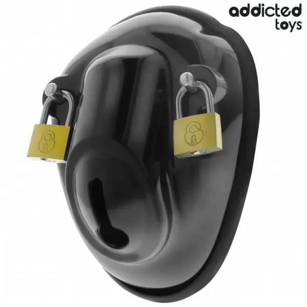 ADDICTED TOYS LOCKED - Jaula para pene sin llave de 11,5 cm - Control total en tus juegos - Imagen 2