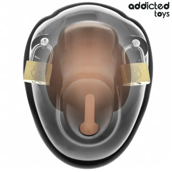 ADDICTED TOYS LOCKED - Jaula para pene sin llave de 11,5 cm - Control total en tus juegos - Imagen 3