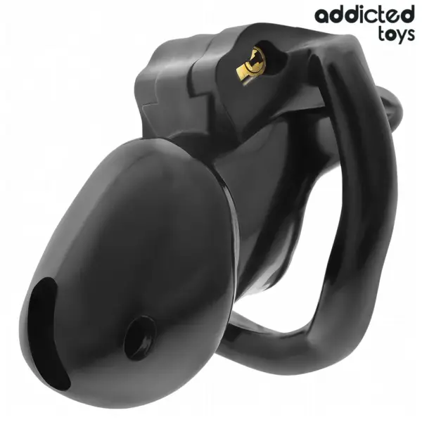 ADDICTED TOYS LOCKED - Jaula de castidad para pene Mindnight Cell Talla S 4.8 cm - Imagen 2