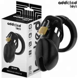 ADDICTED TOYS LOCKED - Jaula para pene Obsidian Hold M
