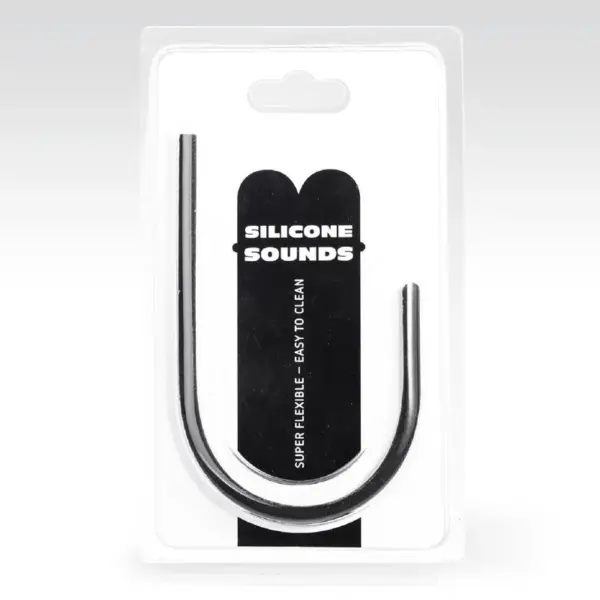 ALL BLACK - Sonda Uretral de Silicona Hipoalergénica de 10 mm - Imagen 2