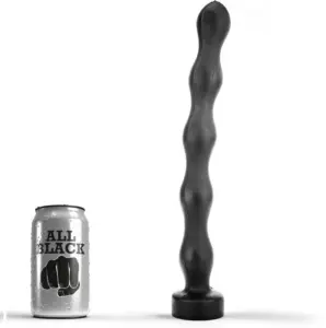 ALL BLACK - Buttplug Anal Ajustable 32 CM para una Experiencia Inigualable