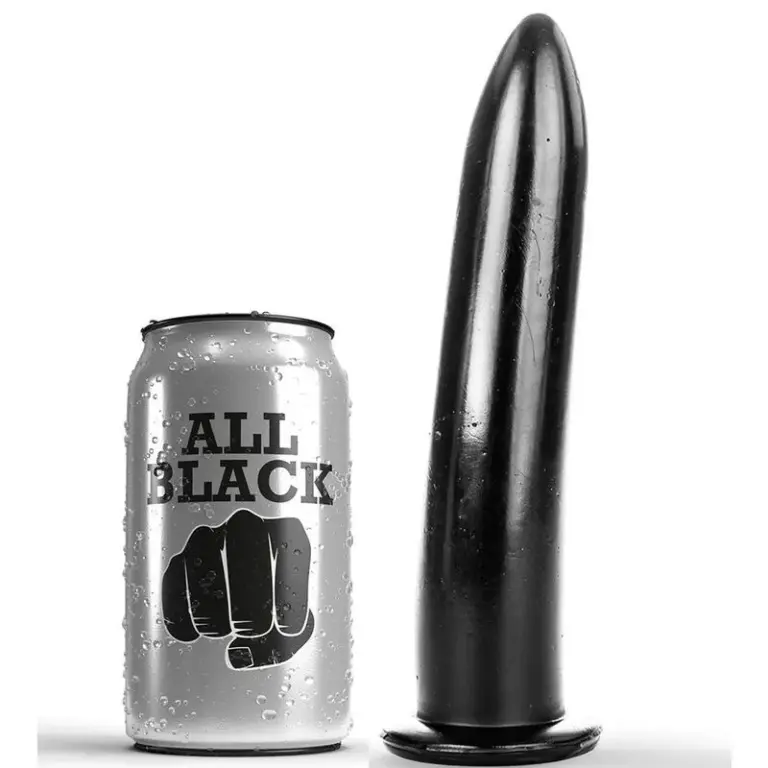 ALL BLACK - Dilatador anal y vaginal 20 cm para una experiencia única
