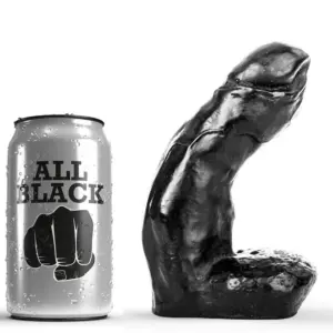 ALL BLACK - Dildo Realístico 15 cm para Placer Infinito