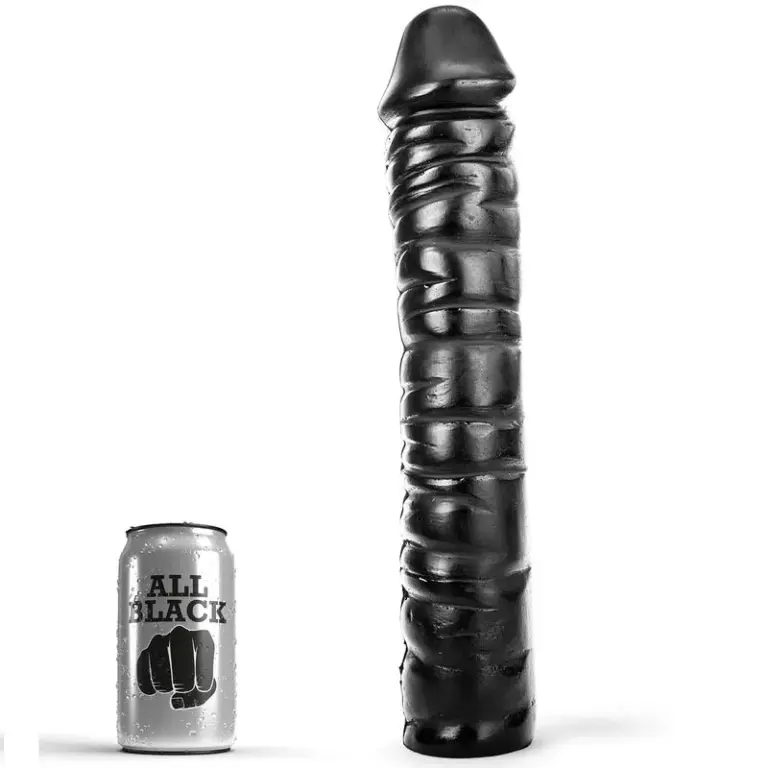 ALL BLACK - Dong de 38 cm para Placer Sin Límites