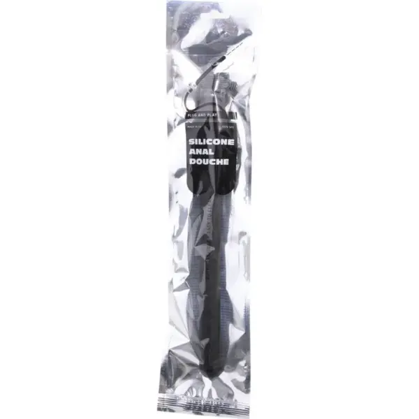 ALL BLACK - Ducha Anal Silicona 27 cm para una Higiene Perfecta - Imagen 2