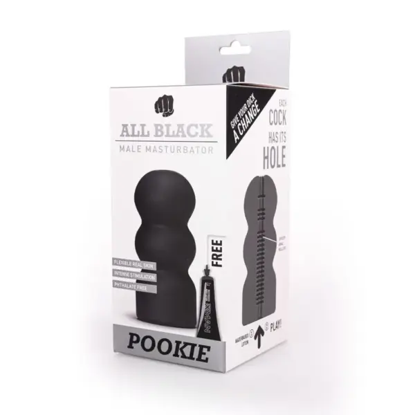 ALL BLACK - Masturbador Pookie para un Placer Inigualable - Imagen 2