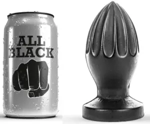 ALL BLACK - Plug Anal 12 cm para una experiencia placentera