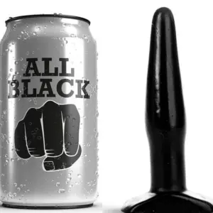 ALL BLACK - Plug Negro 11 cm para Placer Anal